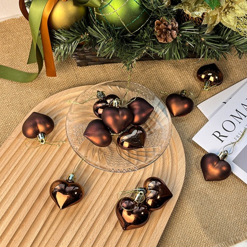 STELLEUR Heart & Star Ornament Set - Bronze by Masons Home Decor - Christmas Tree Singapore