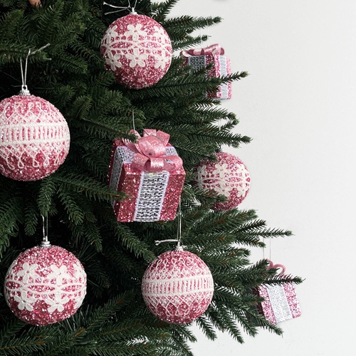 NIVERA Winter Bauble Set - Rose Gold by Masons Home Decor - Christmas Tree Singapore