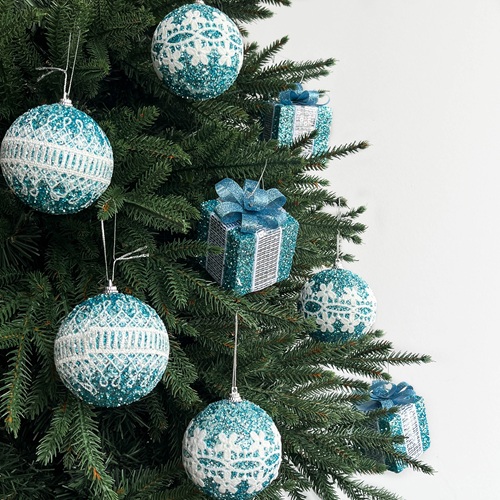NIVERA Winter Bauble Set - Blue