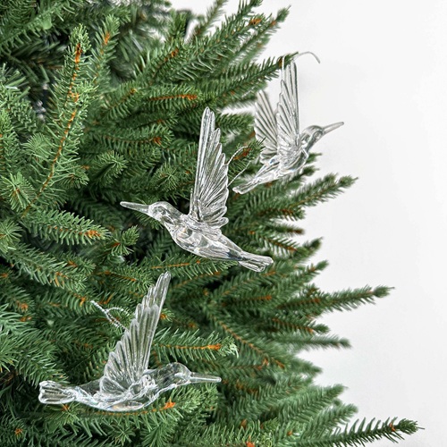 LYXOR Hummingbird Clear Ornament by Masons Home Decor - Christmas Tree Singapore