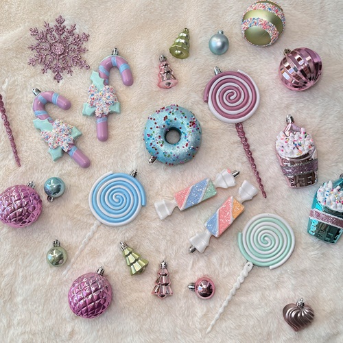 BONBAE Donut Whimsy Ornament Set Flatlay by Masons Home Decor - Christmas Tree Singapore