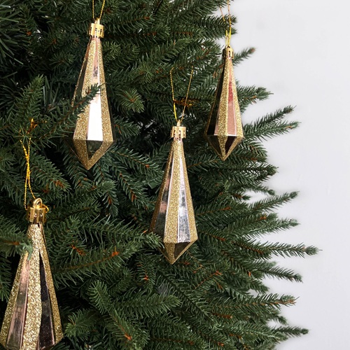 ARIXA Geometric Gold Drop Ornament by Masons Home Decor - Christmas Tree Singapore