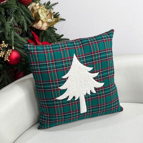 BRAMLEY Tree Embroidered Christmas Pillow by Masons Home Decor - Christmas Tree Singapore