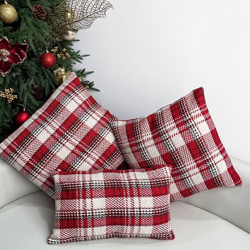WESBROOK Woven Plaid Pillow by Masons Home Decor - Christmas Tree Singapore