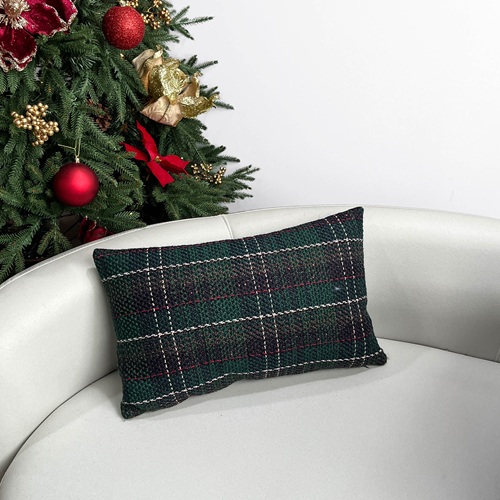WESBROOK Woven Long Pillow - Green-Long by Masons Home Decor - Christmas Tree Singapore