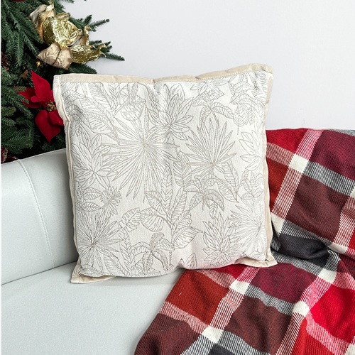 LYNTHEA Botanical Embroidered Pillow by Masons Home Decor - Christmas Tree Singapore