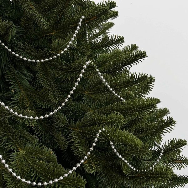 Beaded Christmas Garland – Silver by Masons Home Decor - Christmas Tree Singapore