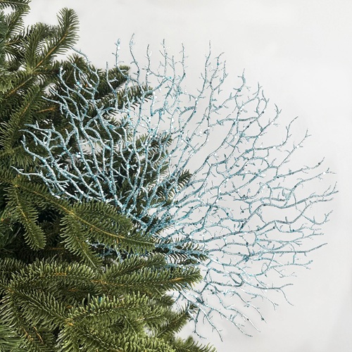 NYXORA Winter Spray - Blue Christmas Ornament by Masons Home Decor - Christmas Tree Singapore