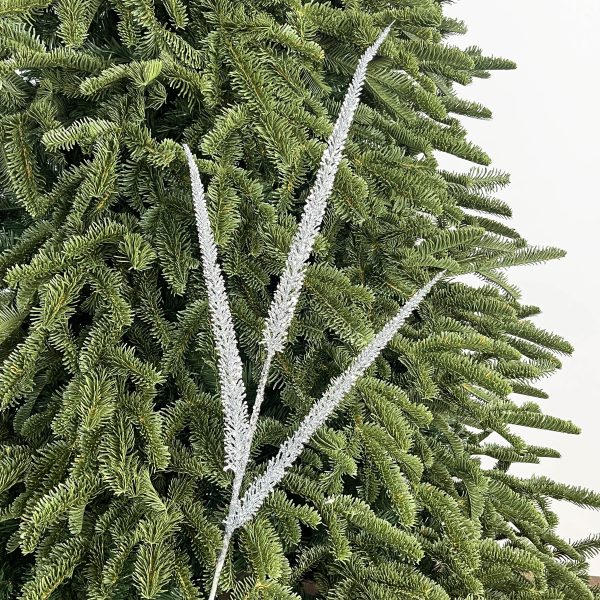 LUNETH Tall Taper Grass Spray – Silver Christmas Ornament by Masons Home Decor - Christmas Tree Singapore