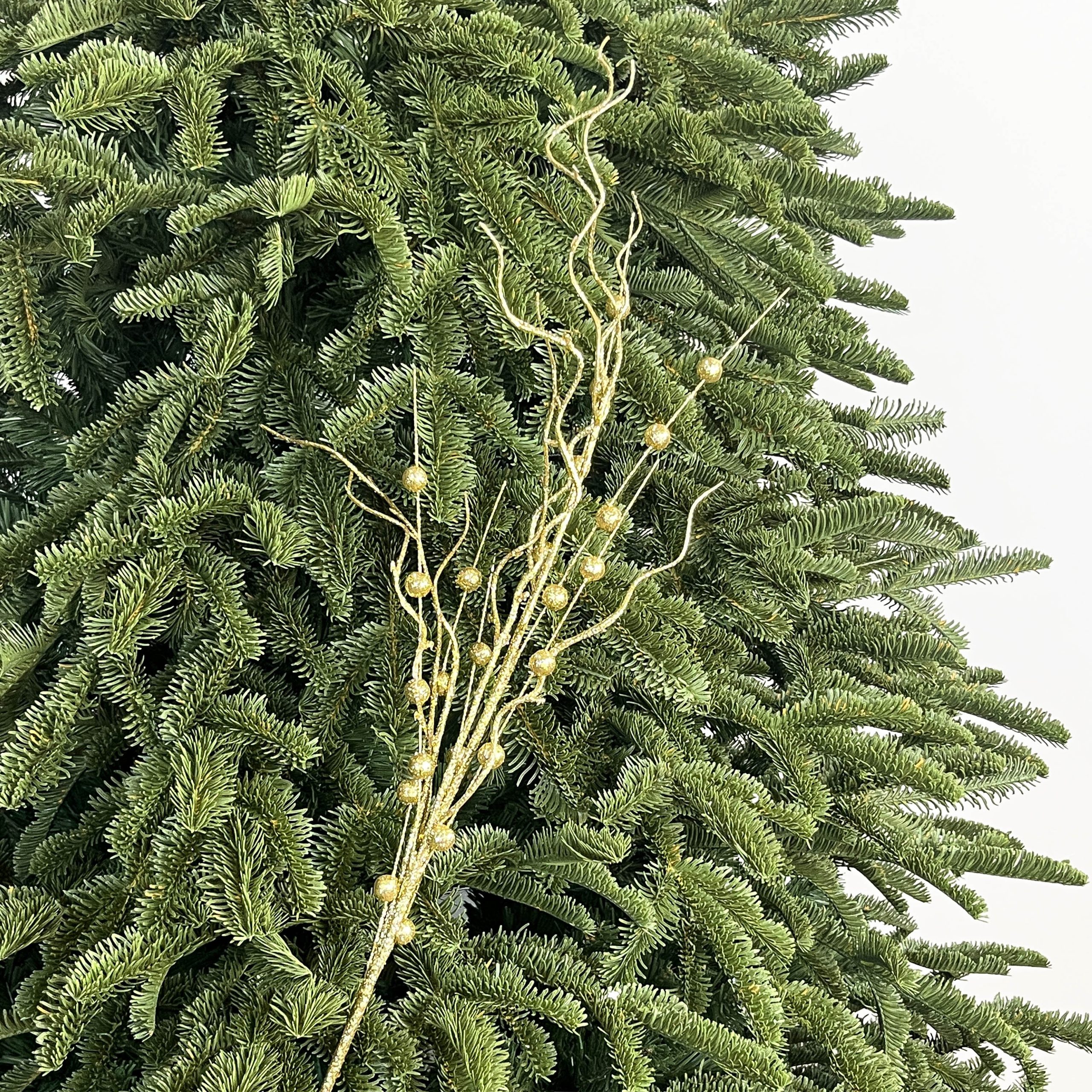 NEBERRA Wisptail Fern Spray – Gold Christmas Ornament by Masons Home Decor - Christmas Tree Singapore