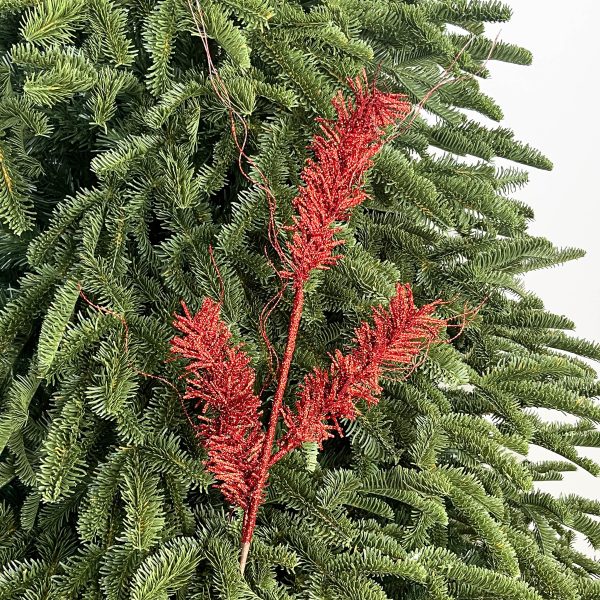 SPINTRA Needlepine Arc Spray – Red Christmas Ornament by Masons Home Decor - Christmas Tree Singapore