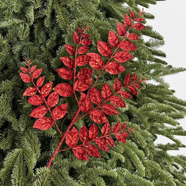 VESTARA Lattice Spray – Red Christmas Ornament