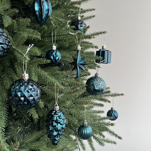 CELESTIA Midnight Glacier Bauble Set by Masons Home Decor - Christmas Tree Singapore