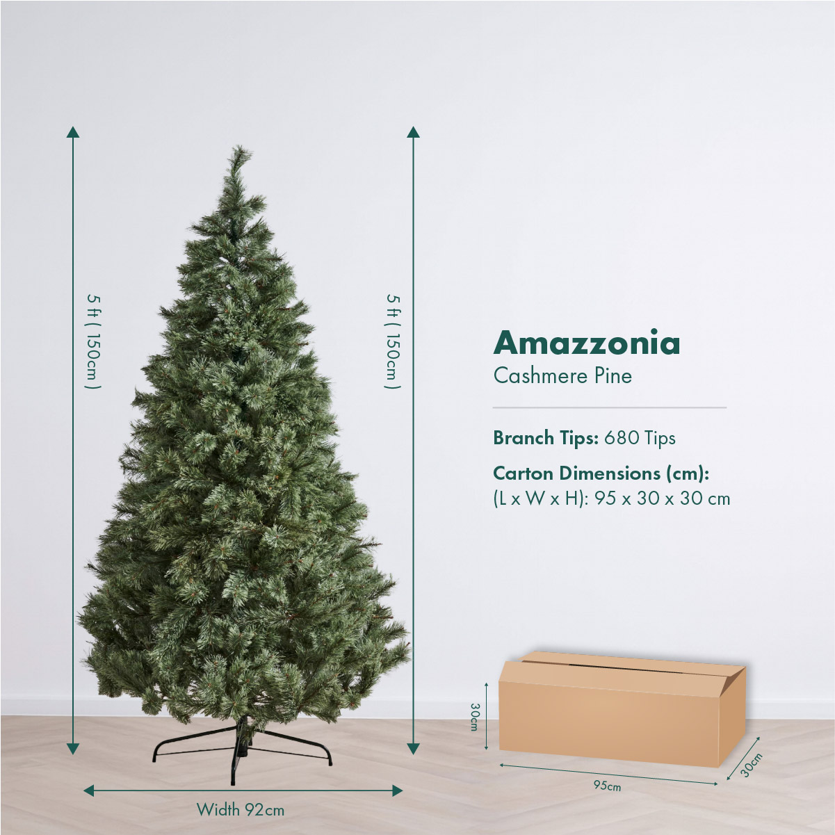 Amazzonia fluffy Christmas tree