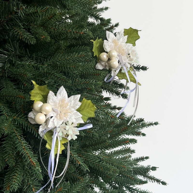 Festive Tree Pick - Champagne White by Masons Home Decor - Christmas Tree Singapore