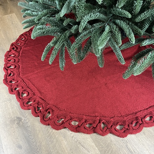 DRELLA Pearl Trim Tree Skirt by Masons Home Decor - Christmas Tree Singapore
