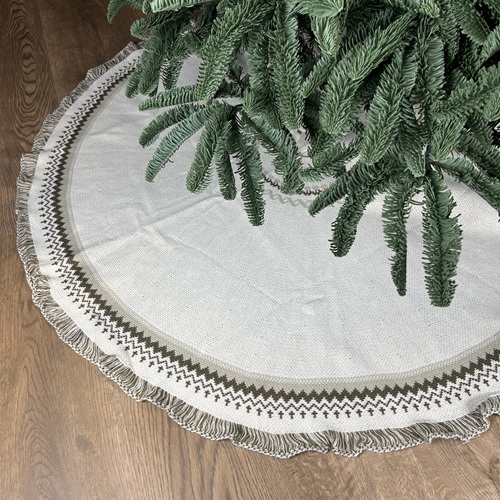 NULDRIN Knit-Edge Tree Skirt by Masons Home Decor - Christmas Tree Singapore