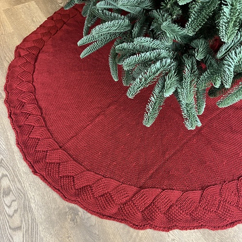 LYSNEN Tree Skirt - Red by Masons Home Decor - Christmas Tree Singapore