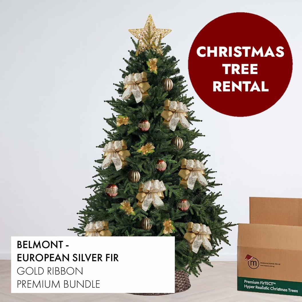 Christmas Tree Rental - Gold Ribbon Premium Bundle - Image 5