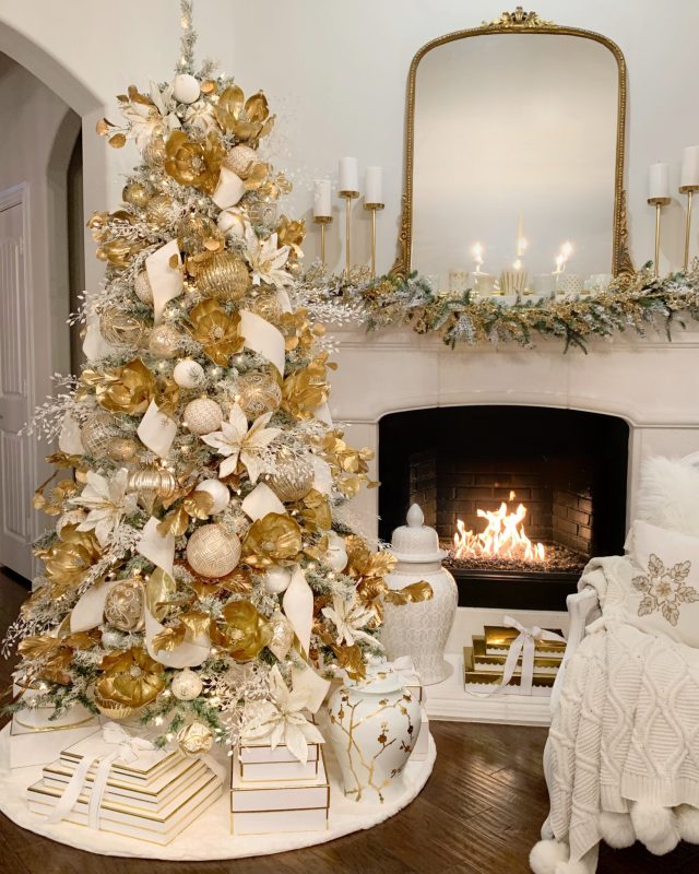 Magnolia glam gold Christmas tree
