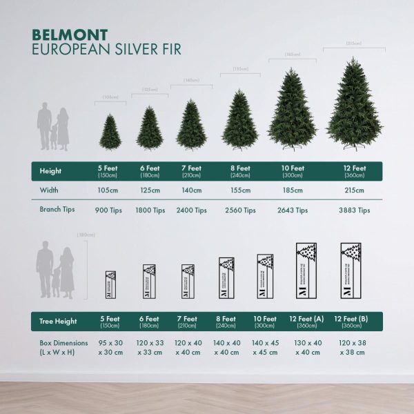 Tree Height and Packaging Comparison Tables Belmont