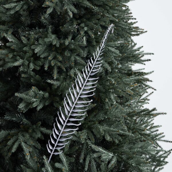 Wintermere Fern Spray Silver Christmas Ornament by Masons Home Decor