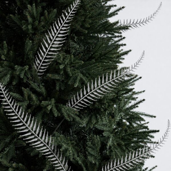 Wintermere Fern Spray Silver Christmas Ornament by Masons Home Decor