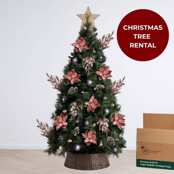 Christmas Tree Rental - Rose Gold Theme Premium Bundle