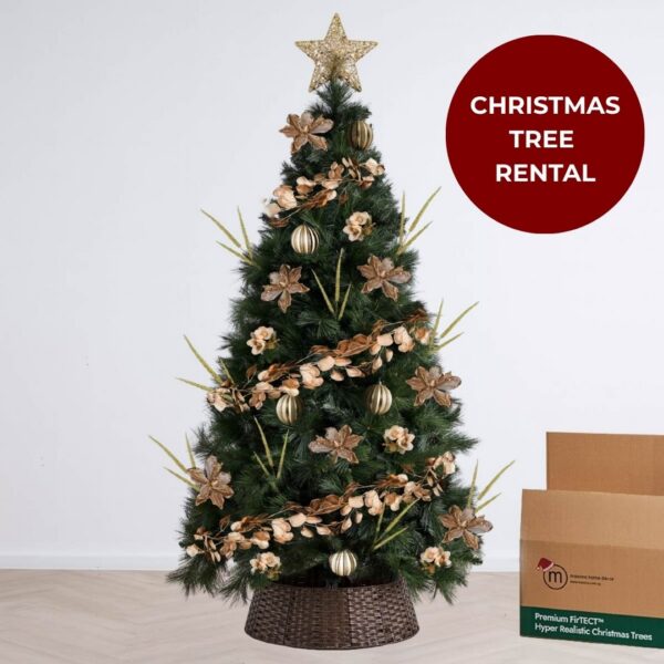 Christmas Tree Rental - Grand Champagne Premium Bundle